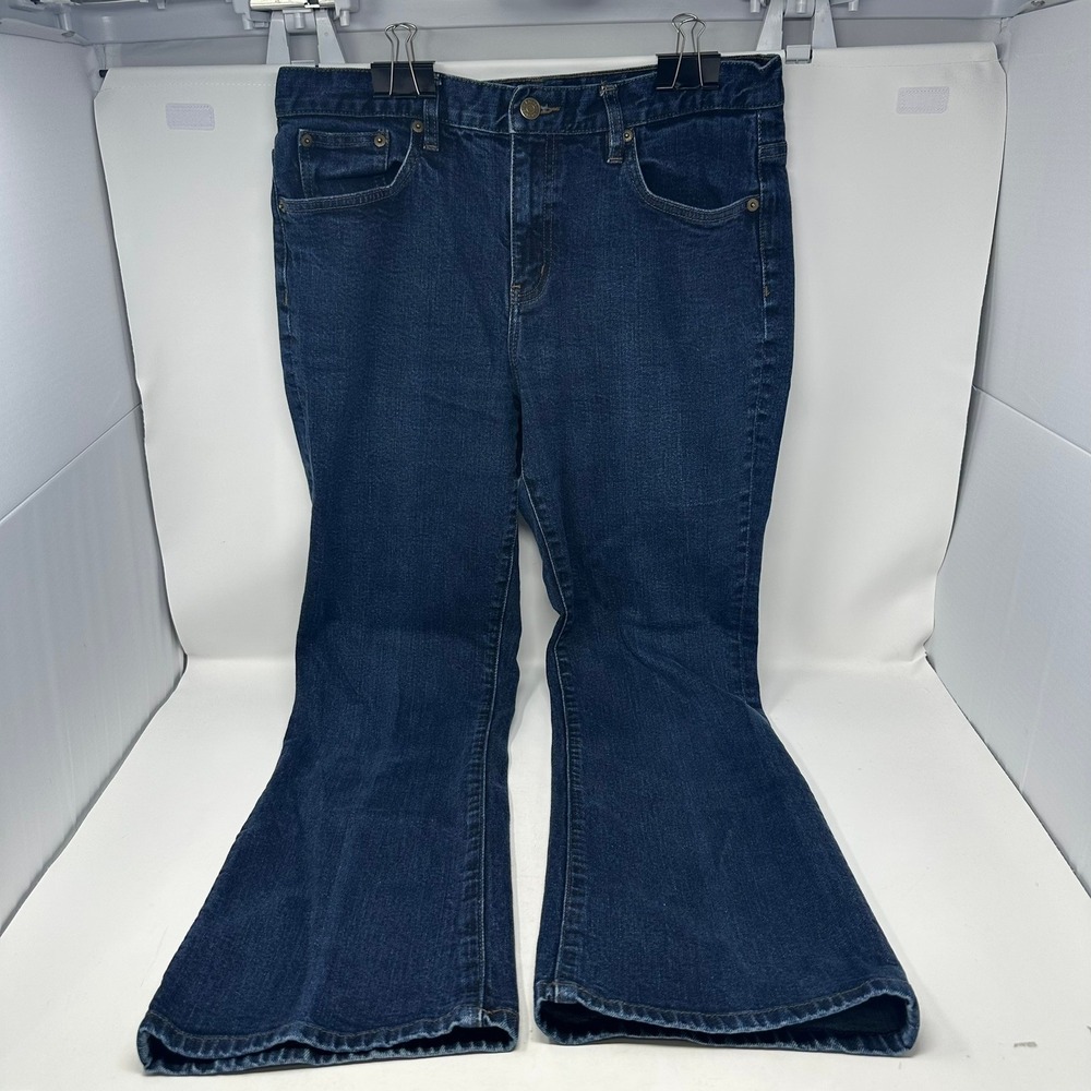 Lauren Jeans Co Ralph Lauren Jeans Women 12P Blue Classic Bootcut Stretch Denim